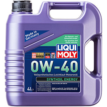 Синтетическое моторное масло Synthoil Energy 0W-40 - 4 л